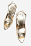 Women's Pointed Toe Open Medium Size 8 cm Heeled Shoes Nicola - 8