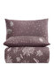 Bruma Double 100% Cotton Ranforce Duvet Cover Set Dusty Rose 57 Thread (3 Pieces) 200X220/50X70 Rose K - 4