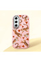 Pink Silicone Case Compatible with Tecno Camon 40 Pro 5g (Cm7) with Shock-Absorbing Camera Protections