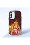 Black Silicone Case with Shock-Absorbing Camera Protection Compatible with Samsung Galaxy S22