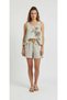 Botanical Print V-Neck Flowy Top & High-Waisted Shorts Set - 2