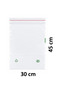 2000 Pieces 30X40+5 cm Transparent Green Recyclable Adhesive Nylon Bag 30X45 Green Recycle Bag - 2