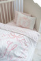 Park Bedding Set (80X120) - Noble Series - Pink - Letter H - 2