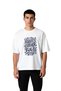 Men's Oversize Father's Day Printed T-Shirt Vintage Lettering Detailed Relaxed Fit Casual Modern Stylish Elegant
