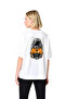 Space Police Retro Printed Women's Oversize T-Shirt