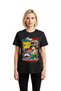 Women's Comedy Parody Printed Short Sleeve T-Shirt Playful Graphic Design Casual Relaxed Fit Modern Stylish