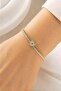 Women's Zircon Stone Stainless Steel Bracelet