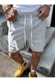 Unisex Oversize Relaxed Fit Special Design Printed Shorts - 3