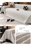 Boho Chenille Couch Cover for Dogs Non Slip Sofa Cover Couch Slipcover Covers for 2 Cushion Furniture Protector with Tassels for Pets Washable 180*230CM - 8