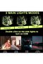 1000-1200lm COB USB flashlight waterproof. - 2