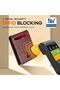 Wallet for Men Slim Holder Leather RFID Blocking Small Thin Men's Wallet Bifold M - 6