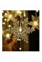 4m 96LED snowflake curtain 8 modes warm. - 2