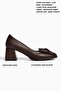 D5165 Women's Classic Heeled Bow Shoes - 4