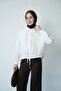 Women's Long Back-Tie Hijab Shirt with Six Drawstrings and Tie-Up at the Back - 7