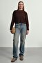 Women's Ribbed Oversize Cut Winter Knitwear Crop Sweater Glc1110 - 4