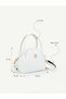 Parma Women's Hand and Shoulder Bag with Zipper Detail and Adjustable Strap - 3