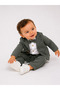 Baby Boy Bodysuit Shirt with Bow Tie Suit - 5
