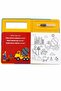 Paint Explore Construction Magic Water Coloring Book Reusable Water Pen Included Ages 3+ - 3