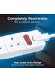 4 Socket Heavy Duty Extension Lead 2M 4G, EXS1342W-01 - 2