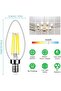 12-Pack Dimmable E12 LED Candelabra Bulbs 40Watt Equivalent, 2700K Warm White, 450Lumens, 4W B11 Vin - 4