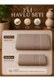 2-Piece Bath Towel Set 70X140 + 50X90 Soft Textured High Absorbent Bath and Hand Face Towel Set - 4