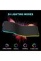 لوحة ماوس كبيرة RGB مقاس 800x300x3 مم، لوحة ماوس للألعاب مع إضاءة LED ملونة، قابلة للتمديد - 2