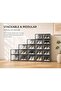 X-Large Shoe Storage Boxes Organizers Clear Plastic Stackable 12 Pack, Shoe Rack & Holder Sub - 7