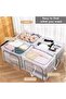 U HOOME Wardrobe Clothes Organizer Box, 2 Pack Large Storage Boxes for Clothes, 66L Foldable Stackab - 6