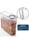 Cereal Containers Storage Set,Airtight Plastic Kitchen Storage Organizer,4 Pack Pantry Org - 2