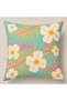 R'Eyla Fiore Di Limone Set of 4 Decorative Throw Pillow Covers 45X45 cm – Lemon & Floral Patterned - 6