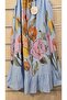 Short Italian Dress with Rope Straps, Muslin Woven, 100% Cotton - 4