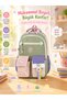 Girl's Primary School Orthopedic 3-Piece Set Pen Holder Lunch Bag 3 Compartments Ice Cream - 6