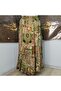 Elastic Waist 3-Layer Ruffle Viscose Fabric Skirt, Mevlana Long Cotton Skirt, Size 38-44 - 6