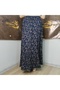 Elastic Waist 3-Layer Ruffle Viscose Fabric Skirt, Mevlana Long Cotton Skirt, Size 38-44 - 6