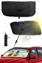 Umbrella Sunshade Front Windshield Fit for All Vehicles Custom Coating - 3