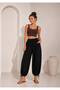 Women's Wide Leg Pants |   Elastic Waist, Comfortable Cut, Tie at the Hem, Sizes 36-52