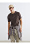 Esvab • Modern & Distinctive Zero Roba Collar Printed Combed Cotton Men's T-Shirt