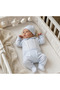 Organic 100% Cotton Fabric 3-Piece Hospital Discharge Set Blanket Jumpsuit Hat 0-3 Months Newborn - 3