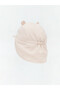 Two Mt Shop Quality Lcw Baby Pink Gabardine Patterned Baby Girl Cap Hat - 4