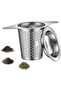 Tea Infuser for Loose Leaf Tea, 316 Stainless Steel Extra Fine Mesh Tea Strainer with Double Handles