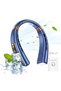 Foldable neck fan, portable neck fan, USB fan, bladeless fan, built-in 4000mAh battery, suitable for home, office, travel and outdoor activities.