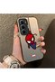 Infinix Hot 60 Pro Plus Compatible Silicone Edge Hard Back Case Couple Phone Case Spider Man Patterned - 3