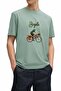Unisex 100% Cotton Regular Fit Biker Printed T-Shirt - Bicycle Tour Design T-Shirt - 3
