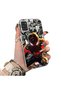 Samsung Galaxy A21S Compatible Spiderman Patterned Silicone Edge Hard Back Case Couple Phone Case