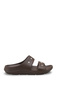 Elara Clara Women's Slippers 001231 Dark Brown - 5