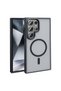 Galaxy S24 Ultra Case Magsafe Supported Camera Raised Silicone Matte Anti-Fingerprint