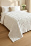 Wellsoft Soft Self-Flocking Patterned Embossed Double Blanket Bed Sofa Cover - 2