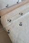 Gardenlove Embroidered Chenille 3-Piece Double Bedspread Gray - 2