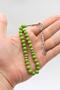 Natural Jade Stone 33 Prayer Beads with Metal Tassel 8mm Sphere Cut 902847 - 3