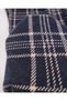 Navy Blue Beige Plaid Jacquard Interlock Fabric Soft and Stretchy Cardigan & Sweater Fabric Width: 150cm - 6